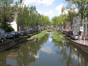 Kanal in Delft